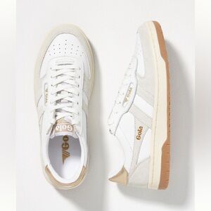 Gola White and Beige Women's Sneakers